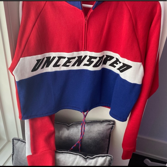 Uncensored Quarter-zip Sweater - Picture 1 of 2